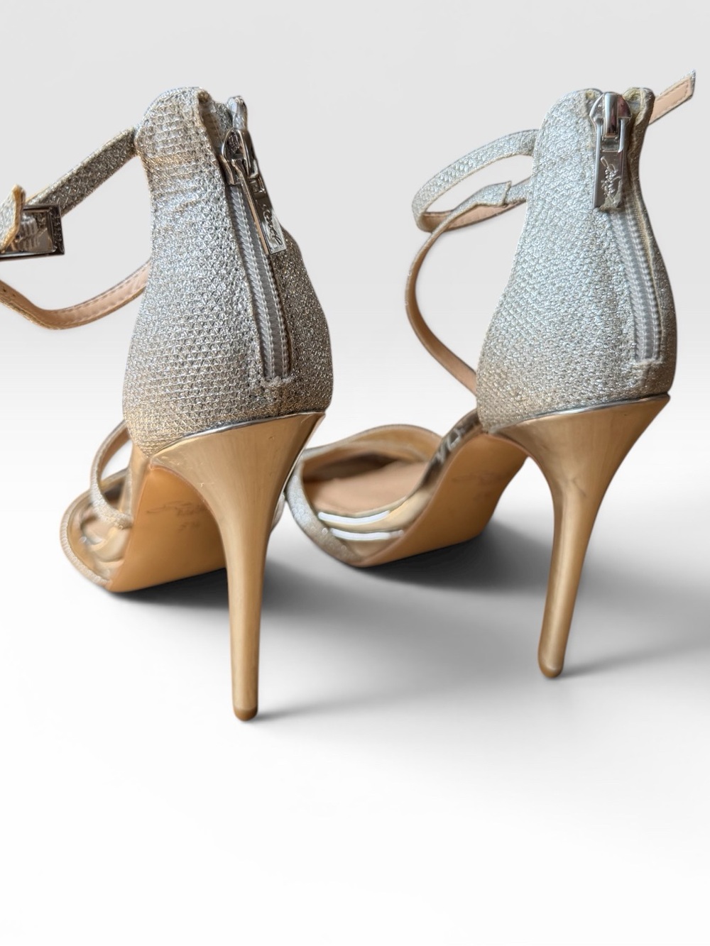 Galen Platform Glitter Evening Shoe Size 5.5 - Picture 6 of 7